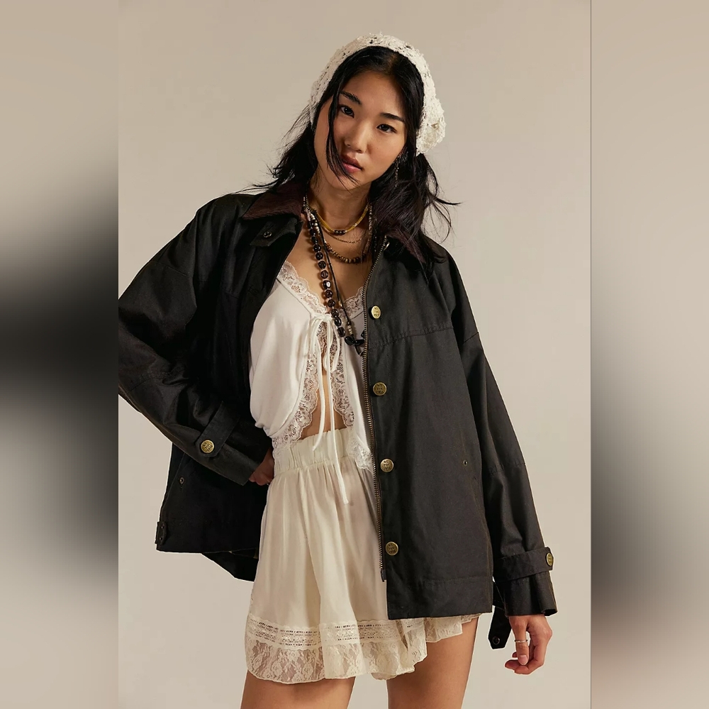 We The Free Cori Waxed Jacket Size Small